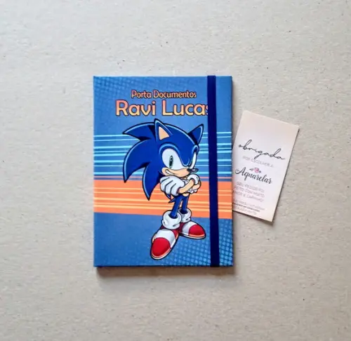 Caderneta de Vacinas Personalizada + Porta Certidão