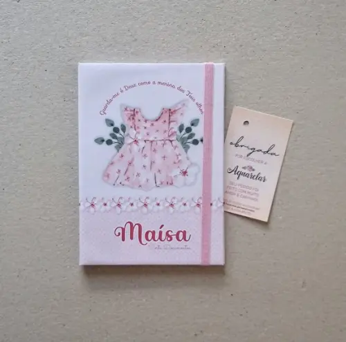 Caderneta de Vacinas Personalizada + Porta Certidão