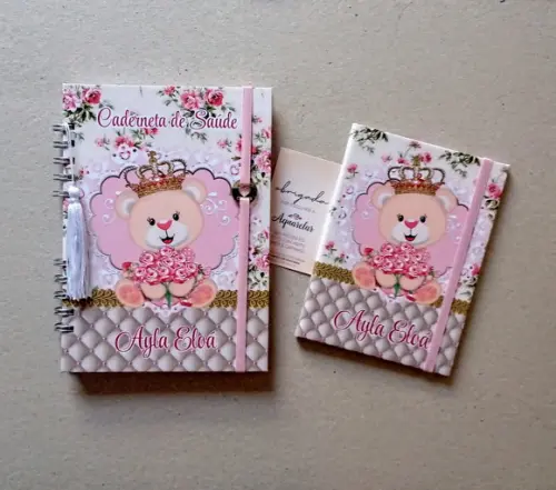 Caderneta de Vacinas Personalizada + Porta Certidão