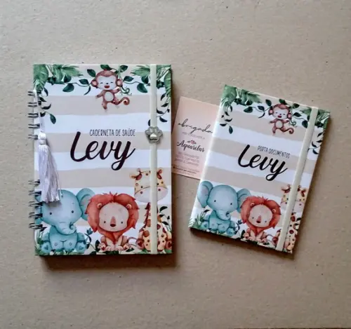 Caderneta de Vacinas Personalizada + Porta Certidão