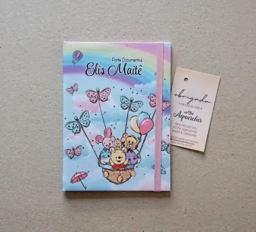 Caderneta de Vacinas Personalizada + Porta Certidão