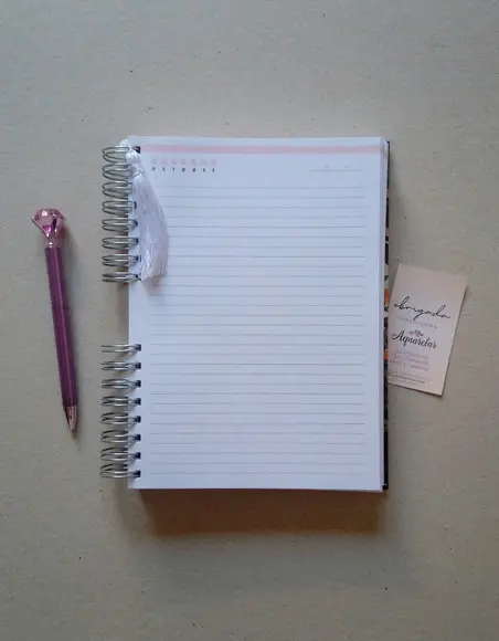 Caderno Escolar Capa Dura Personalizada 100 Folhas