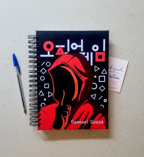 Caderno Escolar Capa Dura Personalizada 100 Folhas