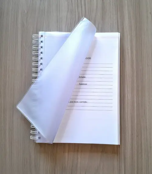 Caderno Escolar Capa Dura Personalizada 100 Folhas