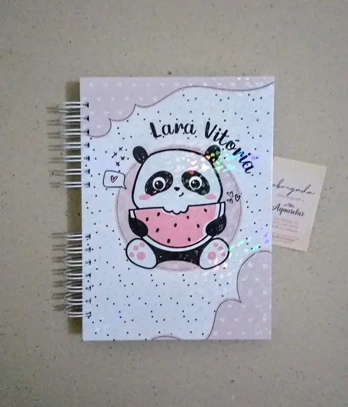 Caderno Escolar Capa Dura Personalizada 100 Folhas