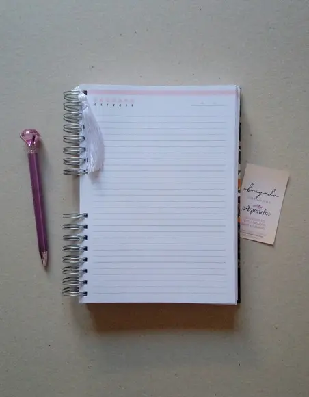 Caderno Escolar Capa Dura Personalizada 100 Folhas