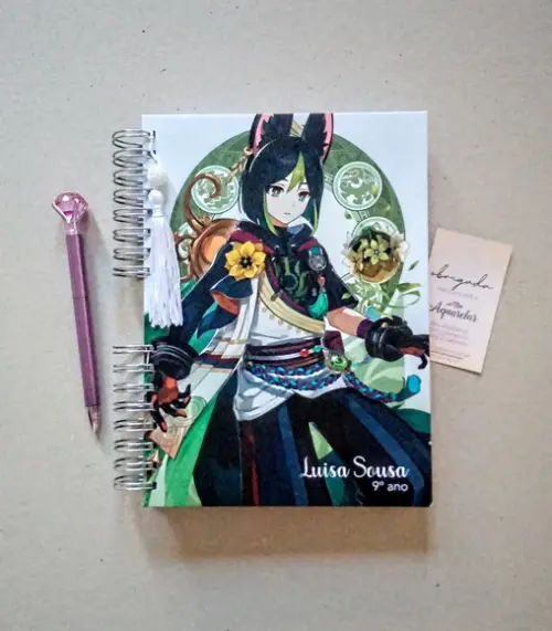 Caderno Escolar Capa Dura Personalizada 100 Folhas