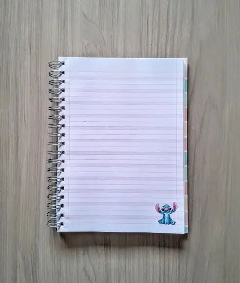 Caderno Escolar Capa Dura Personalizada 12 Matérias