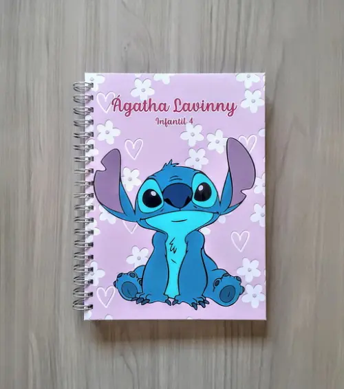 Caderno Escolar Capa Dura Personalizada 12 Matérias