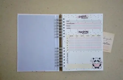 Caderno Escolar Capa Dura Personalizada 12 Matérias