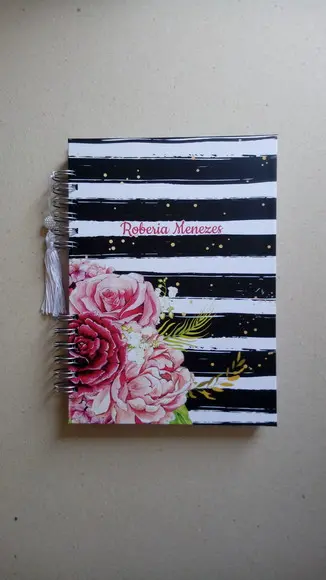 Caderno Escolar Capa Dura Personalizada 8 Matérias