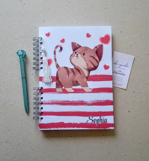 Caderno Escolar Capa Dura Personalizada 8 Matérias