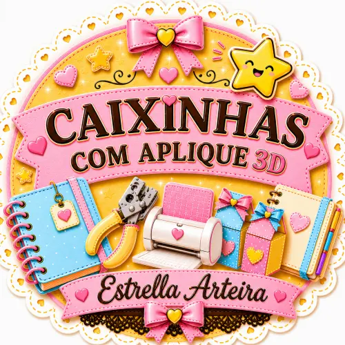 CAIXINHAS COM APLIQUE 3D