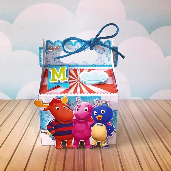 30 Caixinhas PEGUE E MONTE - Tema Backyardigans