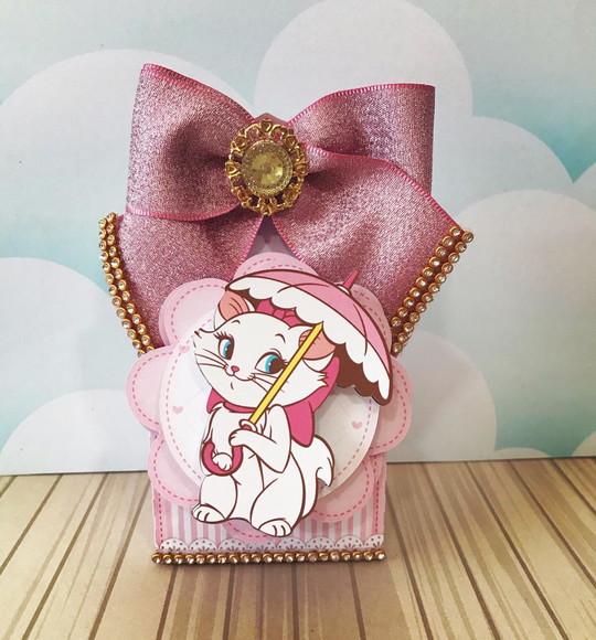 30 Caixinhas para Festa Tema Gatinha Marie