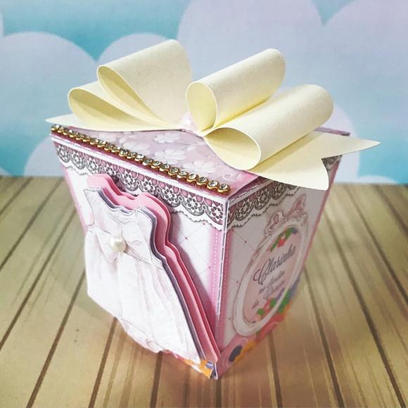 30 Caixinhas Tema Chá de Bebê Menina