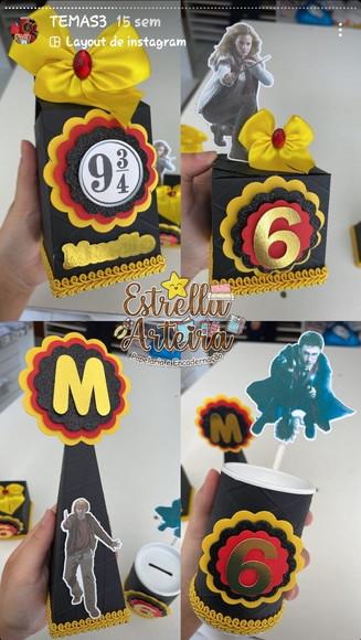 40 Caixinhas para Festa Tema Harry Potter