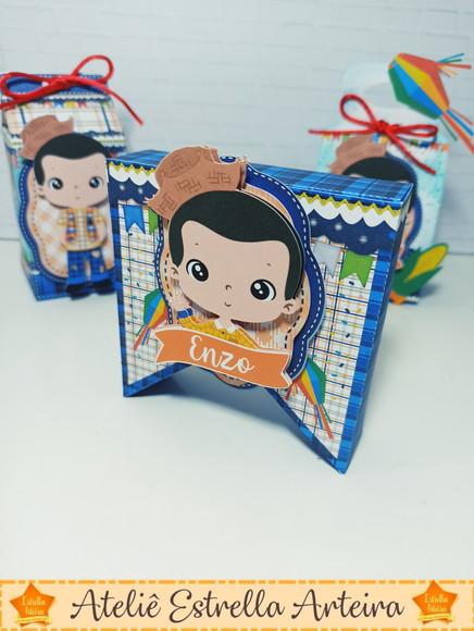 CAIXINHA PARA FESTA TEMA FESTA JUNINA
