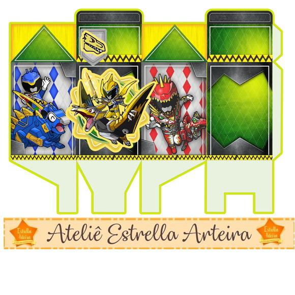 frete grátis - pacote 10 unid. CAIXINHA POWER RANGERS