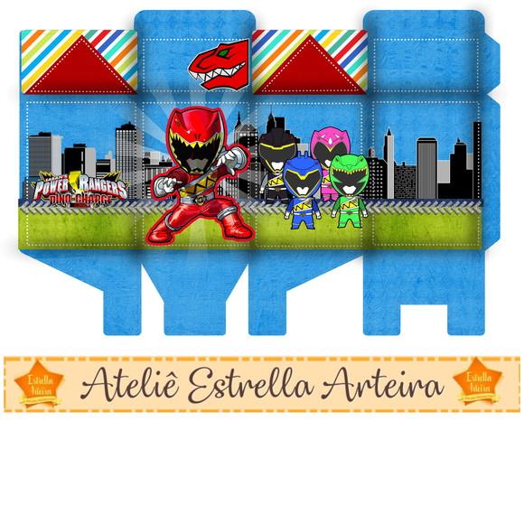 frete grátis - pacote 10 unid. CAIXINHA POWER RANGERS
