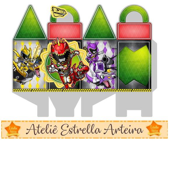 frete grátis - pacote 20 unid. CAIXINHA POWER RANGERS
