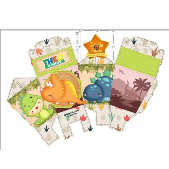 FRETE GRÁTIS -PACOTE 15 CAIXAS -CAIXA SUSHI DINO BABY