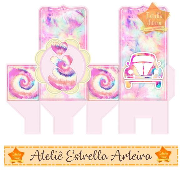 FRETE GRÁTIS -PACOTE 15 CAIXINHAS - TIE DYE