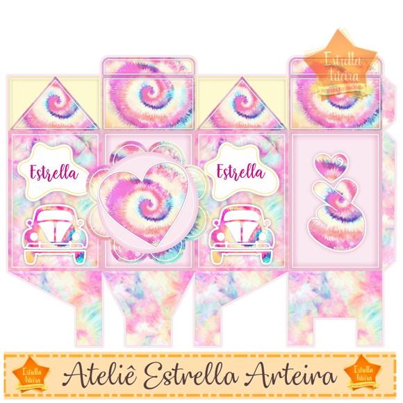 FRETE GRÁTIS -PACOTE 20 CAIXINHAS- TIE DYE