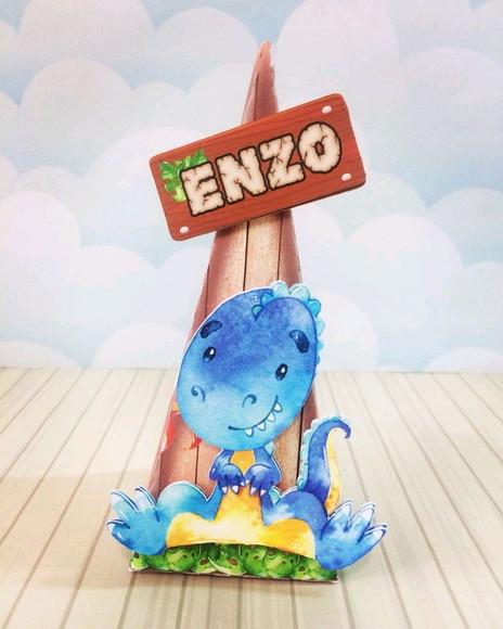 KIT 100 CAIXINHAS DINOSSAURO BABY