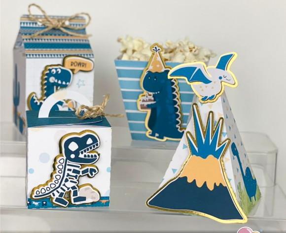 KIT 30 CAIXINHAS DINOSSAURO