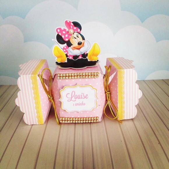 KIT 30 CAIXINHAS MINNIE ROSA