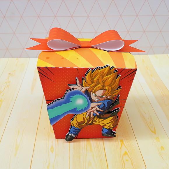 Kit 30 Caixinhas para Festa Tema Dragon Ball Z