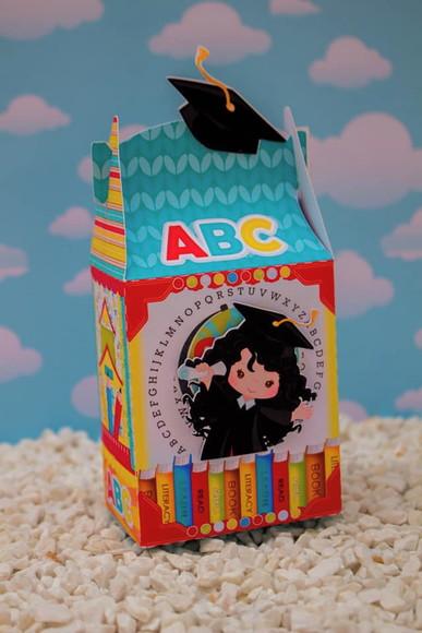 Kit 30 Caixinhas Para Festa Tema Formatura Abc