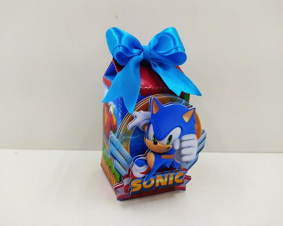 Kit 30 Caixinhas para Festa Tema Sonic