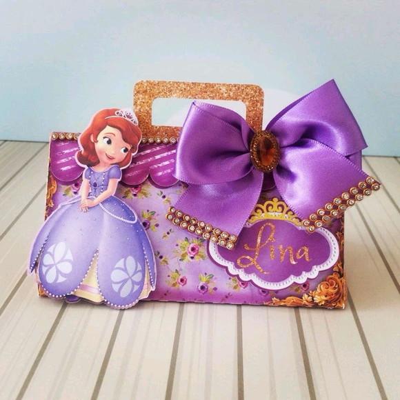 KIT 30 CAIXINHAS PRINCESA SOFIA