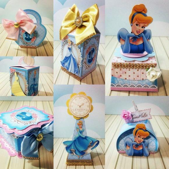 Kit 30 Caixinhas Tema Alice