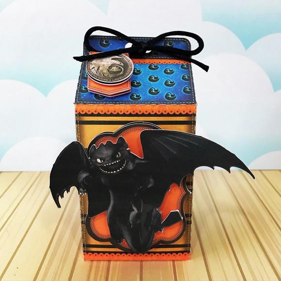 Kit 30 Caixinhas Tema Como Treinar Seu Dragao