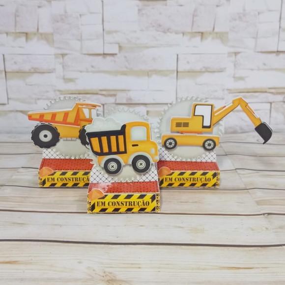 Kit 30 Caixinhas Tema Construção