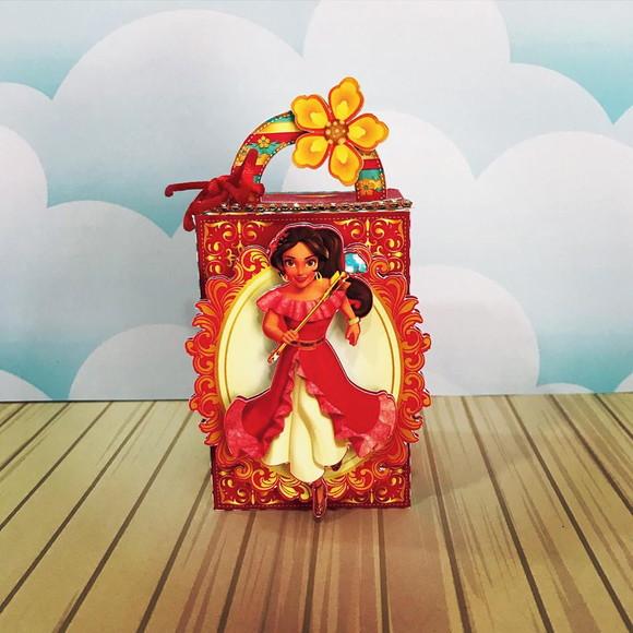 Kit 30 Caixinhas Tema Elena de Avalor