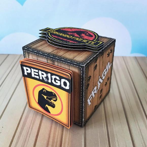 Kit 30 Caixinhas Tema Jurassic Park