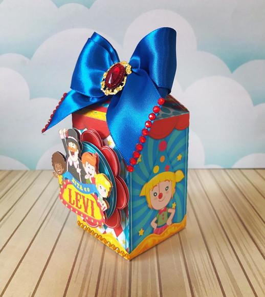 Kit 30 Caixinhas Tema Mundo Bita Circo