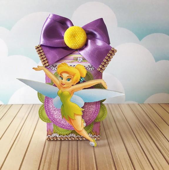 Kit 30 Caixinhas Tema Tinker Bel