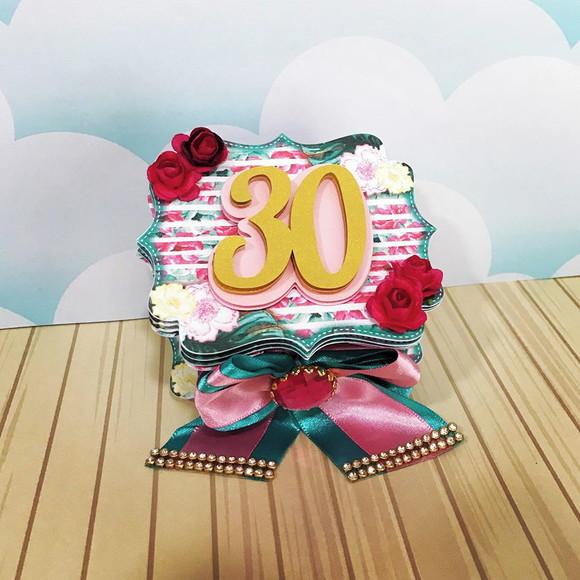 Kit 30 Caixinhas Tema Trintei