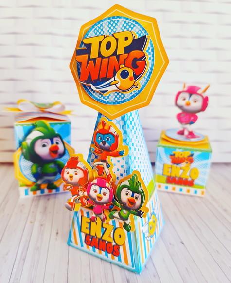 Kit 30 Caixinhas Tema Top Wing