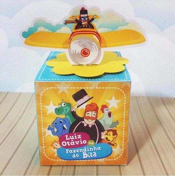 KIT 40 CAIXINHAS TEMA MUNDO BITA FAZENDINHA