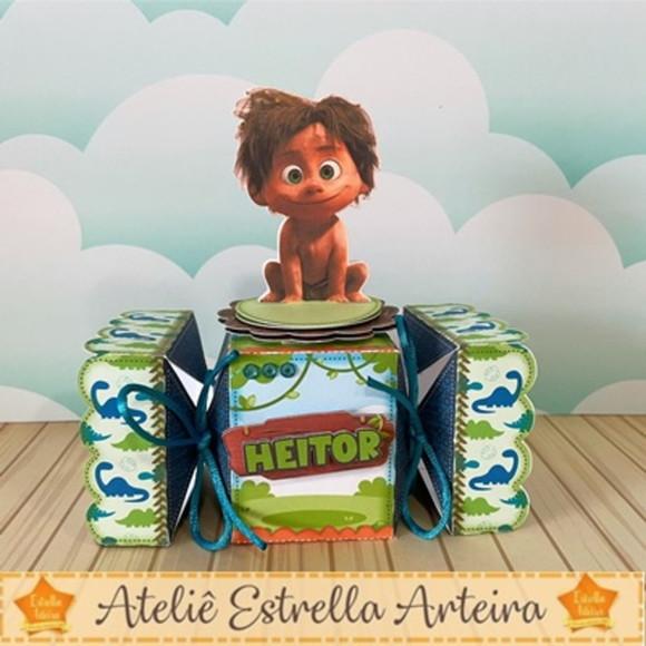 KIT 40 CAIXINHAS TEMA O BOM DINOSSAURO