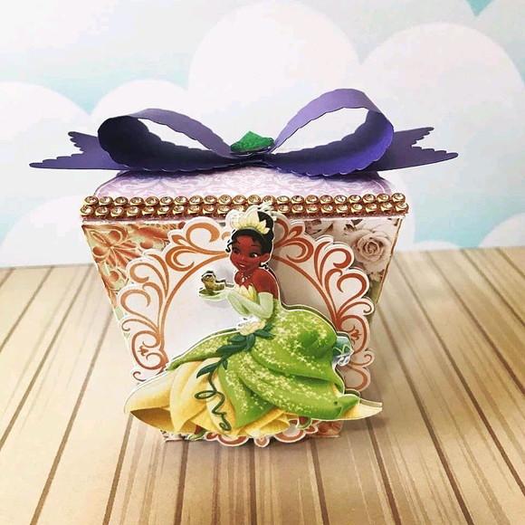 KIT 50 CAIXINHAS PRINCESA TIANA