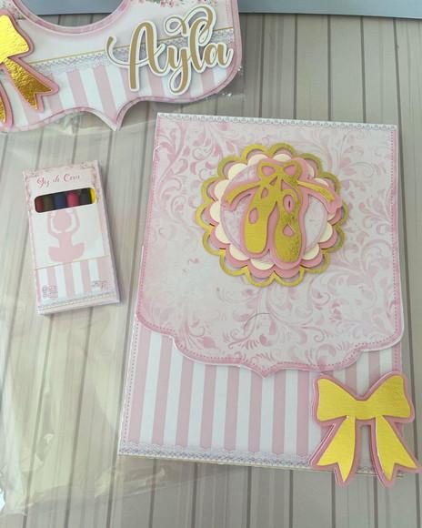 Kit de Colorir Tema Bailarina