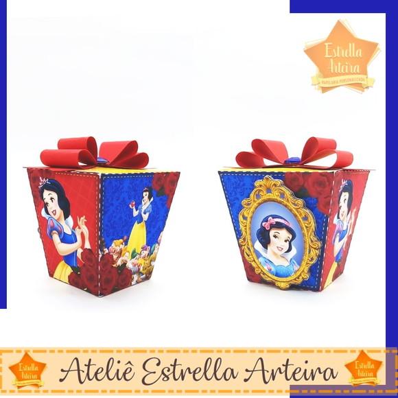 KIT FESTA 20 CAIXINHAS - BRANCA DE NEVE