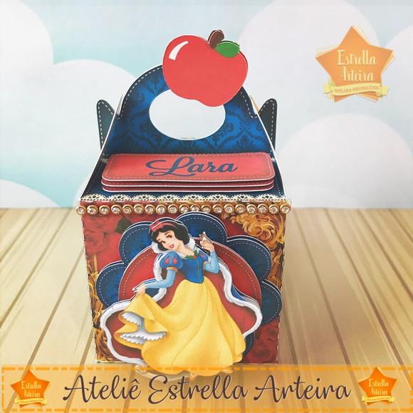 KIT FESTA 20 CAIXINHAS - BRANCA DE NEVE